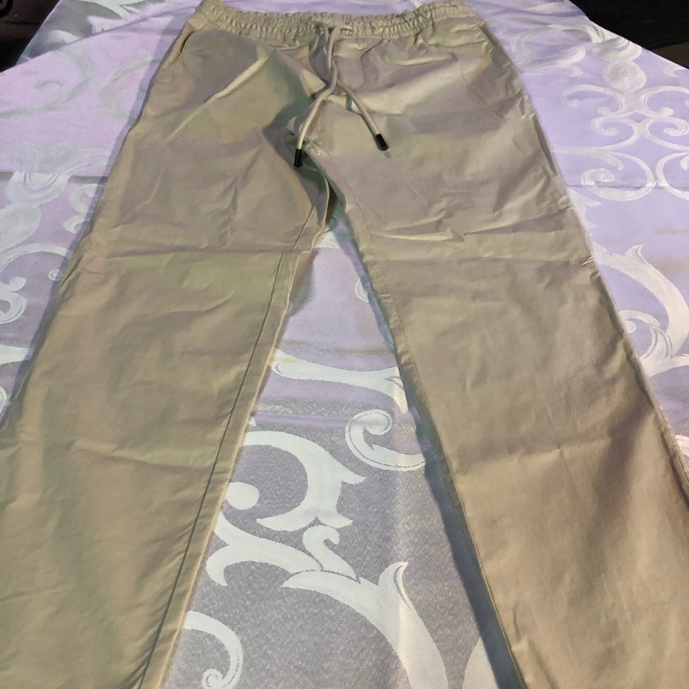 Hugo Boss drawstring khakis